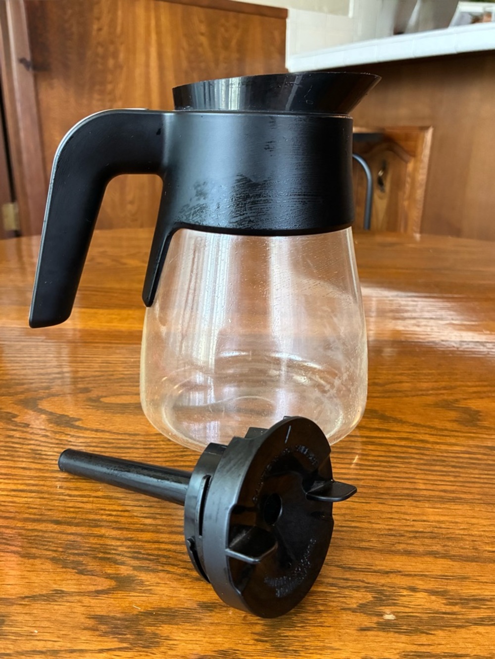 Ninja Glass Coffee Carafe with Brew Basket Insert Replacement Part